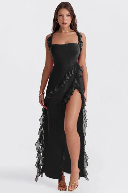 Viviana Maxi Dress- Flowing Long Dress for Formal & Casual Events