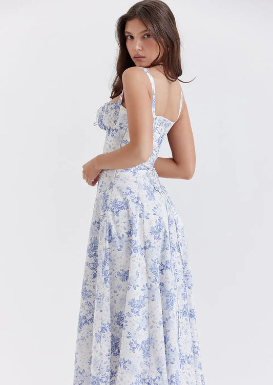 Mariah Floral Maxi Dress- Elegant Summer Dress For Women