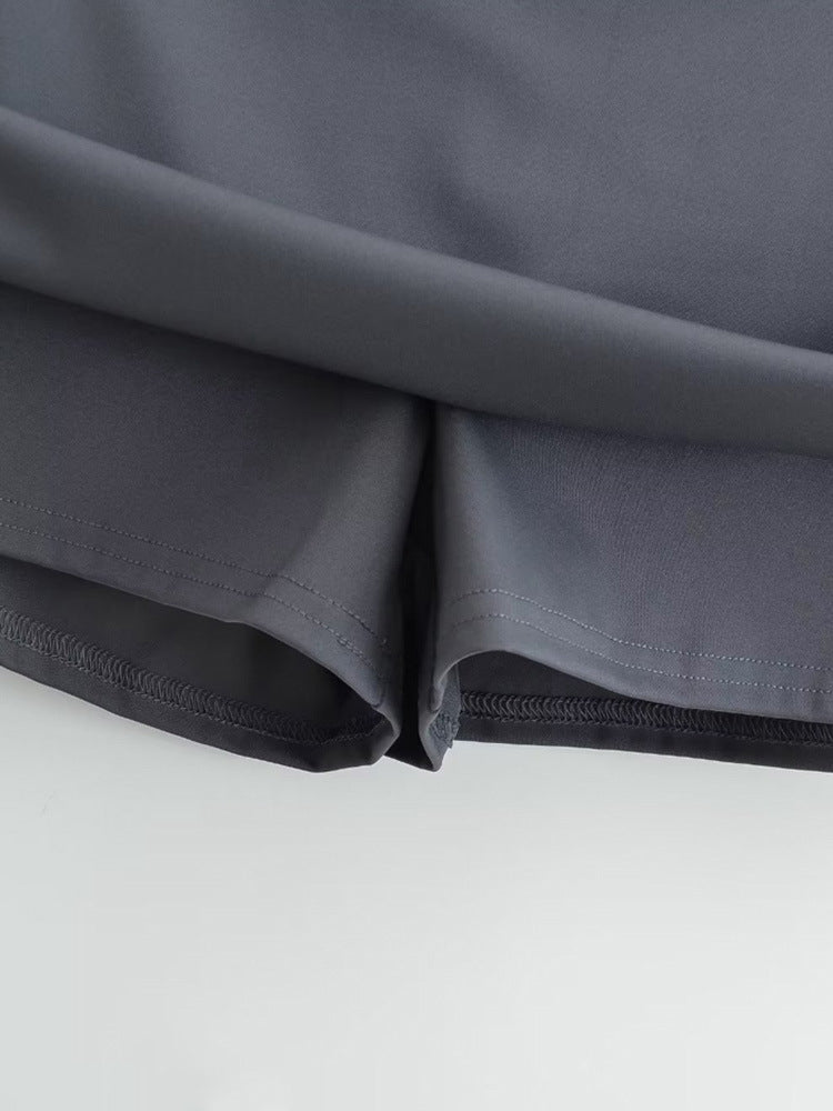 Chic Bodycon Mini Skirt with Built-In Shorts