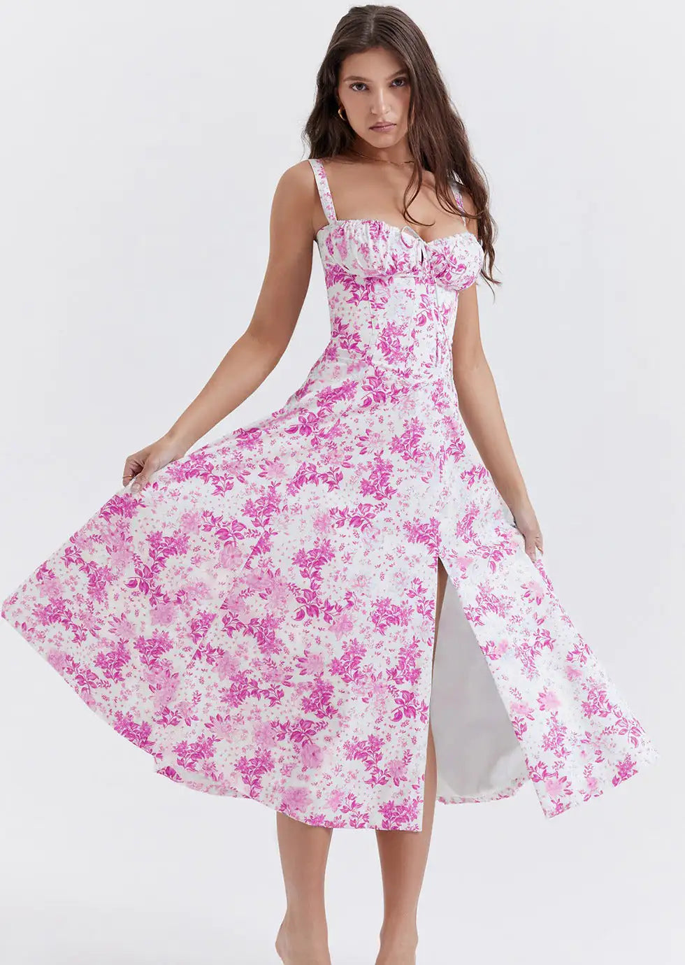 Mariah Floral Maxi Dress- Elegant Summer Dress For Women