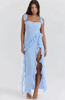 Viviana Maxi Dress- Flowing Long Dress for Formal & Casual Events